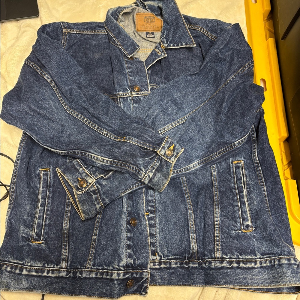 Route 66 brand denim jacket